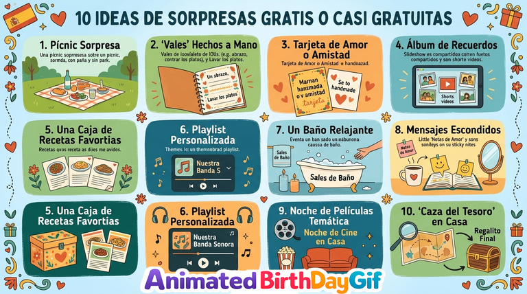 Sorpresas gratuitas o casi gratuitas